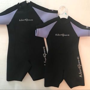 Neosport neoprene shorty wetsuit  size 4